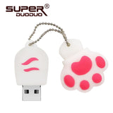 USB flash Drive 4GB 8gb 16gb Cat paw Pen drive Cartoon pendrive 32GB USB Stick Flash Drive 64GB USB Flash Key Chain