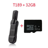 T189 mini Camcorder HD 1080P DVR Pen Camera Long Standby Motion Detection Video Voice Recorder Pocket Cop Sport Cam pk sq11 sq13