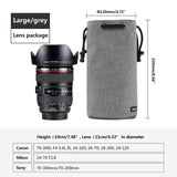DSLR Camera Bag Lens Case For Nikon Canon Sony Olympus Fuji Lycra Lens Bag Photo Photographic Bag For Camera