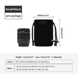 DSLR Camera Bag Lens Case For Nikon Canon Sony Olympus Fuji Lycra Lens Bag Photo Photographic Bag For Camera