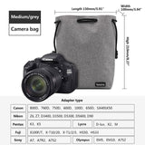 DSLR Camera Bag Lens Case For Nikon Canon Sony Olympus Fuji Lycra Lens Bag Photo Photographic Bag For Camera
