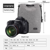DSLR Camera Bag Lens Case For Nikon Canon Sony Olympus Fuji Lycra Lens Bag Photo Photographic Bag For Camera