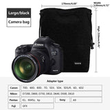 DSLR Camera Bag Lens Case For Nikon Canon Sony Olympus Fuji Lycra Lens Bag Photo Photographic Bag For Camera