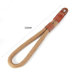 Foleto Camera Strap Leather Wrist Nylon Rope Camera Hand Wrist Strap Band Lanyard for Leica Canon Nikon Sony SLR Camera Belt