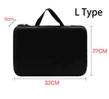 Bag Case DIY Travel Storage Collection Foam Portable shockproof For Gopro 8 7 Xiaomi Yi SJCAM Dji Osmo Pocket Camera Accessories