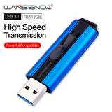 Wansenda USB Flash Drives USB 3.0/3.1 High Speed Pen drive 1TB 512GB 256GB 128GB 64GB 32GB 16GB Memory Stick Creative Pendrives