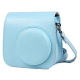 Besegad PU Leather Camera Protective Bag Holder Pouch Case for Fuji Fujifilm Instax Mini 8 8+ 9 Instant Cameras Kit Accessories