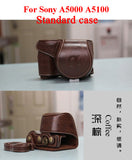 High quality Vintage PU leather Camera Bag Case Cover Pouch for Sony A5000 A5100 A6000 A6100 A6300 A6400 Nex6 Camera
