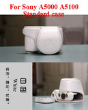 High quality Vintage PU leather Camera Bag Case Cover Pouch for Sony A5000 A5100 A6000 A6100 A6300 A6400 Nex6 Camera