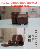 High quality Vintage PU leather Camera Bag Case Cover Pouch for Sony A5000 A5100 A6000 A6100 A6300 A6400 Nex6 Camera