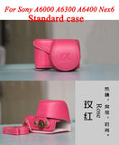 High quality Vintage PU leather Camera Bag Case Cover Pouch for Sony A5000 A5100 A6000 A6100 A6300 A6400 Nex6 Camera