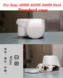 High quality Vintage PU leather Camera Bag Case Cover Pouch for Sony A5000 A5100 A6000 A6100 A6300 A6400 Nex6 Camera