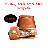 High quality Vintage PU leather Camera Bag Case Cover Pouch for Sony A5000 A5100 A6000 A6100 A6300 A6400 Nex6 Camera