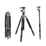 Zomei Z818 Heavy Duty Professional Portable Magnesium Aluminium Travel Tripod Stand Monopod for Digital SLR DSLR Camera Tripod