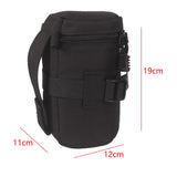 For DSLR Nikon Canon Sony Lenses High Quality Black Waterproof Padded Protector Camera Lens Bag Case Pouch Size S M L