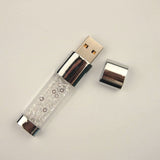 Crystal LED light Pen drive 128MB 4GB 8GB 16GB 32GB gadget USB pendrive 64GB Custom USB Flash Drive usb2.0 PenDrive memory Stick