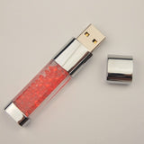 Crystal LED light Pen drive 128MB 4GB 8GB 16GB 32GB gadget USB pendrive 64GB Custom USB Flash Drive usb2.0 PenDrive memory Stick