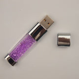 Crystal LED light Pen drive 128MB 4GB 8GB 16GB 32GB gadget USB pendrive 64GB Custom USB Flash Drive usb2.0 PenDrive memory Stick