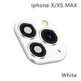 Fake Camera Lens Sticker Seconds For iPhone Phone Upgrade Screen Protector for iPhone X / XS Max Change to iPhone 11 pro Max