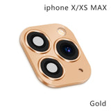 Fake Camera Lens Sticker Seconds For iPhone Phone Upgrade Screen Protector for iPhone X / XS Max Change to iPhone 11 pro Max
