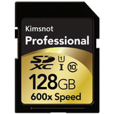 Kimsnot Professional 90Mb/s 64GB 128GB 256GB SDXC SD Card 16GB 32GB SDHC Card Memory Card High Speed 600x For Nikon Canon Camera
