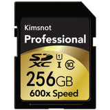 Kimsnot Professional 90Mb/s 64GB 128GB 256GB SDXC SD Card 16GB 32GB SDHC Card Memory Card High Speed 600x For Nikon Canon Camera