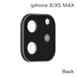 Fake Camera Lens Sticker Seconds For iPhone Phone Upgrade Screen Protector for iPhone X / XS Max Change to iPhone 11 pro Max