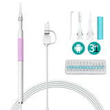 In Ear Cleaning Endoscope USB  Visual Ear Spoon 5.5mm 0.3MP Mini Camera Android PC Ear pick Otoscope Borescope Tool Health Care