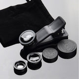 phone lens Fisheye 0.67x Wide Angle Zoom lens fish eye 6x macro lenses Camera Kits with Clip lens on the phone for smartphone