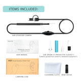 In Ear Cleaning Endoscope USB  Visual Ear Spoon 5.5mm 0.3MP Mini Camera Android PC Ear pick Otoscope Borescope Tool Health Care