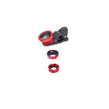 phone lens Fisheye Wide Angle Zoom lens fish eye macro lenses Camera Kits with Clip lens on the phone for smartphone