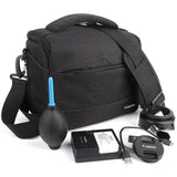 DSLR Camera Bag Fashion Polyester Shoulder Bag Camera Case For Canon Nikon Sony Lens Pouch Bag Waterproof Photography Photo Bag