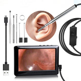 USB Ear Endoscope 3.9mm Ear Cleaner Otoscope Endoscope Camera 1080P Ear Monitor Earpick 4.3 inch HD Screen Inspection Camera