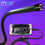 7mm 5.5mm Endoscope Camera Flexible IP67 Waterproof Micro USB industrial Endoscope Camera for Android Phone PC 6LED Adjustable