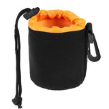 1Pcs Camera Lens Pouch Bag Neoprene Waterproof Soft Video Camera Lens Pouch Bag Case Full Size S M L XL Camera Lens Protector