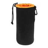 1Pcs Camera Lens Pouch Bag Neoprene Waterproof Soft Video Camera Lens Pouch Bag Case Full Size S M L XL Camera Lens Protector