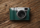 MrStone Fuji X100V camera protective leather case half-set cowhide leather protective case