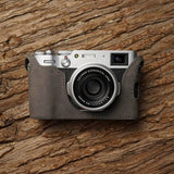 MrStone Fuji X100V camera protective leather case half-set cowhide leather protective case