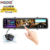 New HGDO12" 4G Rearview Mirror Camer Car DVR Android 8.1 GPS Registrar WiFi 2+32G FHD 1080P Dash Camera Driving Video Recorder