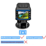 Car DVR Dash Cam Radar Detector gps  HD 720P Russian Voice Video Recorder 140 Degree Angle Multi car dvrs Camera 3 in 1