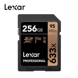 Lexar memory card Original sd card 16gb 32gb U1 SDHC 64gb 128gb U3 SDXC High speed 95MB/s for Digital SLR/HD camera