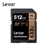 Lexar memory card Original sd card 16gb 32gb U1 SDHC 64gb 128gb U3 SDXC High speed 95MB/s for Digital SLR/HD camera