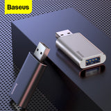 Baseus USB Flash Drive 16GB 32GB 64GB Pendrive U Disk USB Memory Stick USB Pen Drive With USB Charger For Laptop Computer Car