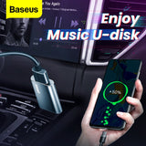 Baseus USB Flash Drive 16GB 32GB 64GB Pendrive U Disk USB Memory Stick USB Pen Drive With USB Charger For Laptop Computer Car