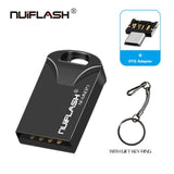 Nuiflash Fast speed Mini Pendrive 4GB USB Flash Drive 32GB 16GB 8GB Metal Waterproof Pen Drive 64GB 128GB USB Stick Flash Drive