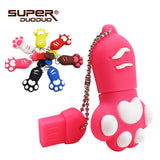 USB flash Drive 4GB 8gb 16gb Cat paw Pen drive Cartoon pendrive 32GB USB Stick Flash Drive 64GB USB Flash Key Chain