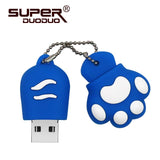 USB flash Drive 4GB 8gb 16gb Cat paw Pen drive Cartoon pendrive 32GB USB Stick Flash Drive 64GB USB Flash Key Chain